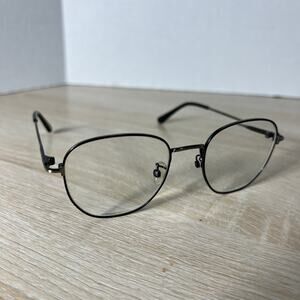 Tom Ford TF5787-K-B 001 Eyeglasses Black Gray Frames Metal 50-20-140 Italy